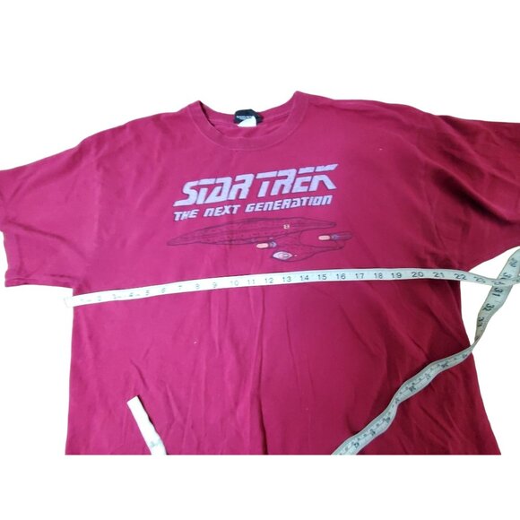 Star Trek The Next Generation Red T-Shirt Size L - Picture 8 of 11